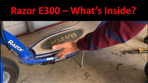Whats Inside A Razor E300 Electric Scooter Opening It Up And Talking