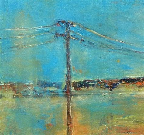 Highway Abstract Modern Oil Painting Route 66 Original Etsy