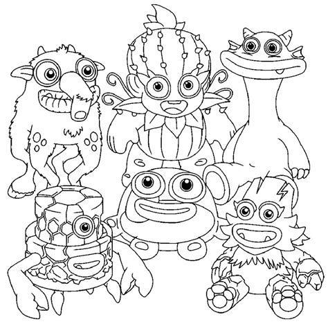 Coloring Pages My Singing Monsters At Coloring Page The Best Porn Website