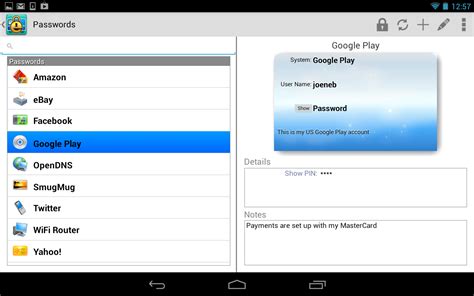 You can view all the saved passwords,which you ever have saved cheers and manage all your passwords at single place. eWallet - Password Manager - Android Apps on Google Play