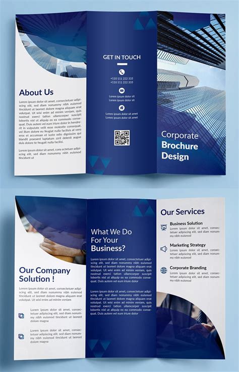 Trifold Brochure Templates Graphic Design Junction