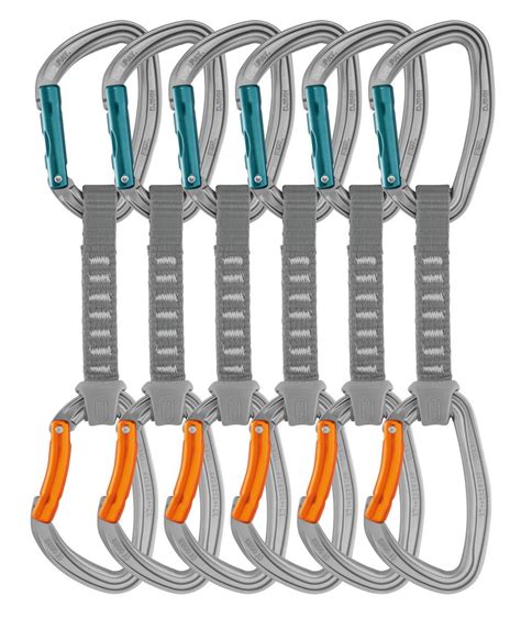 Pack Of 6 Quickdraws Djinn Axess Carabiners And Quickdraws Petzl