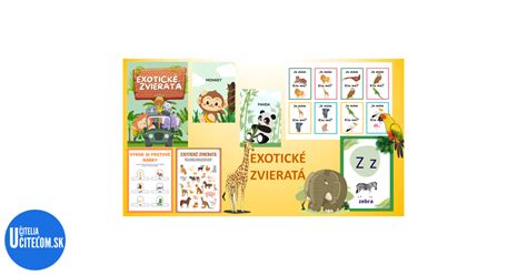 ExotickÉ ZvieratÁ Slovenský Jazyk Učiteliaučiteľomsk