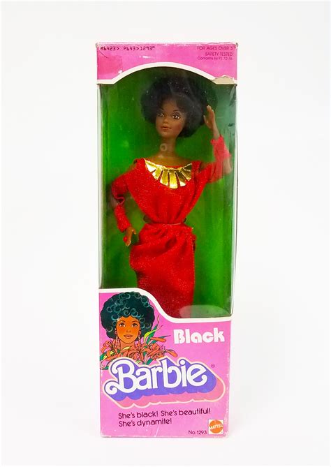 The First Black Barbie Doll Came Out In 1980 More Black History Month Black History Barbie