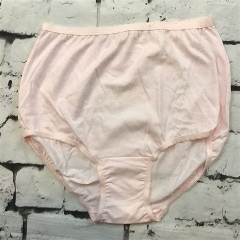 vintage vanity fair granny panties 100 cotton pink h… gem