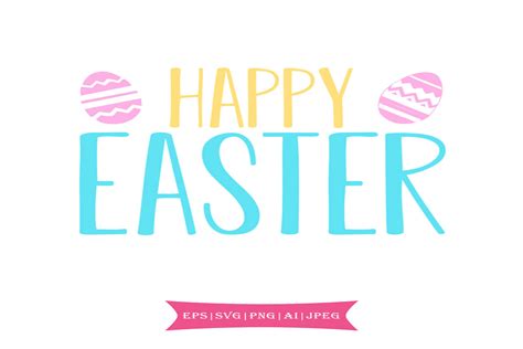 Happy Easter Svg (Graphic) by summersSVG · Creative Fabrica