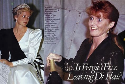 Sarah fergie ferguson denied rumors that she feuded with princess diana before her death in a new interview. The Beginnings of a Royal Catfight? Princess Diana and ...