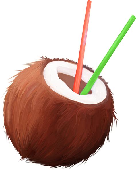 Coconuts Vector Coconut Drink Picture Black And White Coconut Cartoon