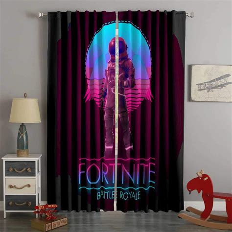 Ideal Fortnite Room Curtains Slide And Style Grommet Panel No 918