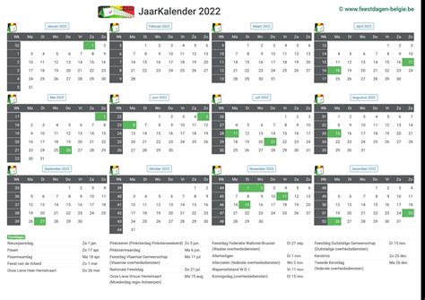 Download kalender 2021 versi coreldraw full dua belas bulan lengkap dengan format cdr, jpg, dan pdf. Kalender 2022 Jaarkalender | Belgie Verlengde Weekends ...