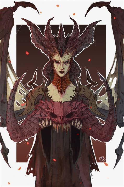 Female Character Design Character Art Lilith Diablo Lillith Goddess