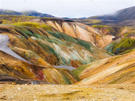 Landmannalaugar Colorful Rainbow Mountains Stock Photo Affiliate