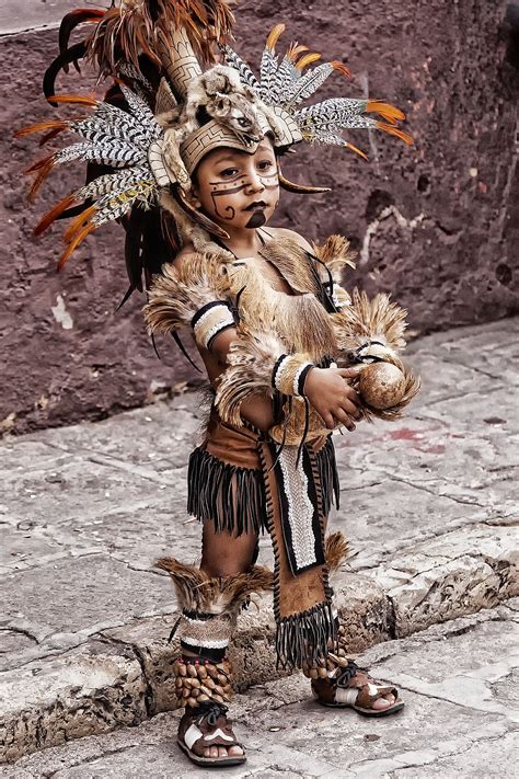 Young Boy In Mexico Aztec Culture Aztec Warrior Culture