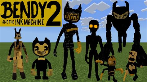 Minecraft Bendy And The Ink Machine Add On V3 Updated Youtube