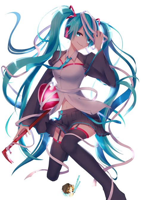 Vocaloid Hatsune Miku Render Anime Png Image Without Background My