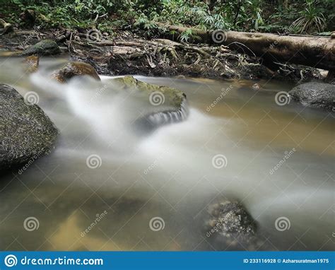 Silky Water From Waterfall Stock Photo Image Of Silky 233116928