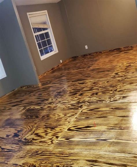 Burnt Wood Floor Finish Ciera Knudsen