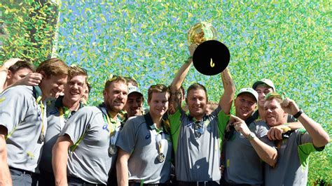 Australia Celebrate World Cup Win Espn Video
