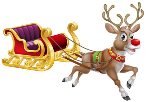 Le dessin représente le père noël qui range les jouets dans sa hotte. Traîneau du Père Noël