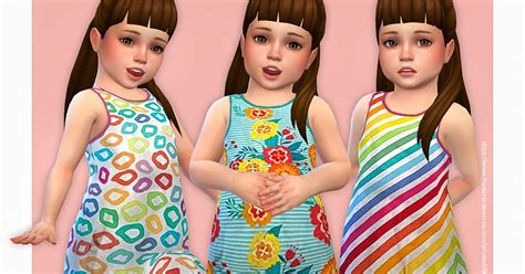 The Sims 4 Mody Do Gry Kolekcja Sukienek Dla Maluchów P150 Od Lillka
