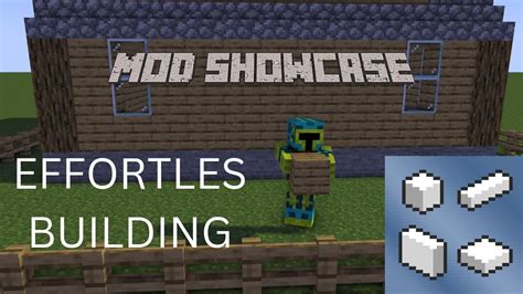 best minecraft mod for builders mod showcase effortless building youtube