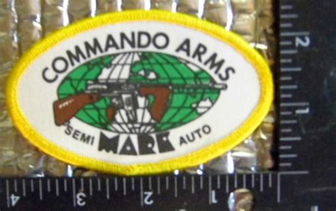 Vintage Patch Commando Arms Semi Mark Auto Free Sh Gem