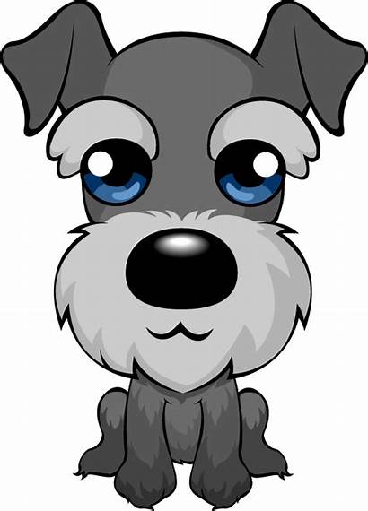 Schnauzer Clipart Animated Dog Watercolor Puppy Clip