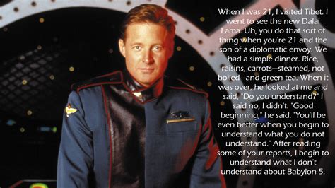 The First Of Sheridans Attempts At The Good Luck Speech Babylon 5