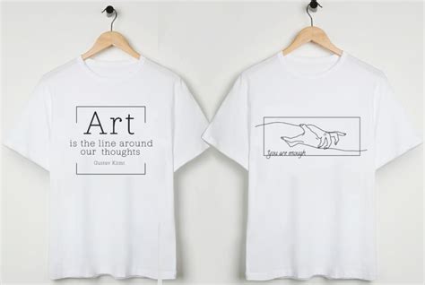 Create Simple Minimalist Typography T Shirt Designs