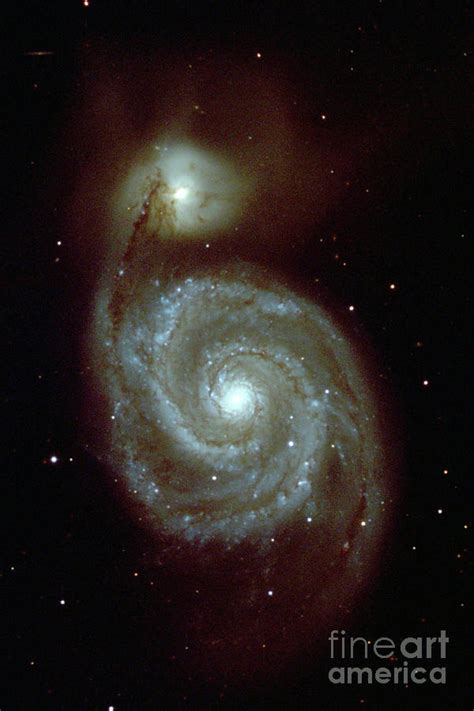 Whirlpool Galaxy Photograph By National Optical Astronomy Observatories