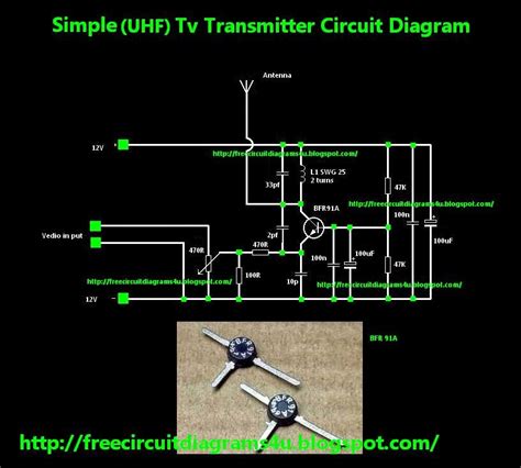 Free Circuit Diagrams 4u Simple Uhf Tv Transmitter Circuit Diagram