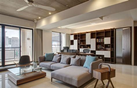Modern urban apartment interior design: Modern Apartment Designs by Phase6 Design Studio