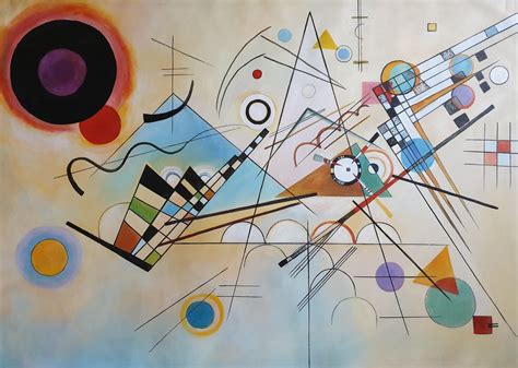 Composition Viii By Wassily Kandinsky 100 Hand Painted Oil Etsy