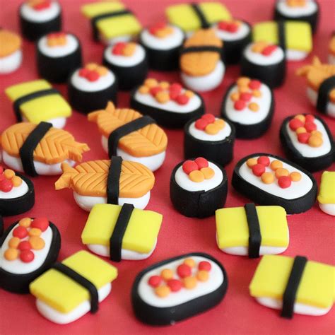 Miniature Clay Sushi Handmade From Polymer Clay By The Clay Kiosk On