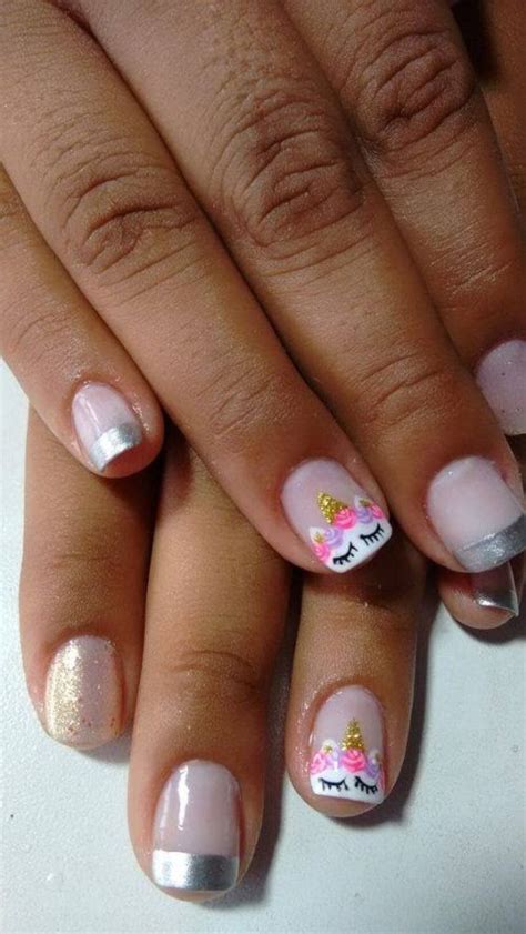 Puedes pintar unas nubes y unos ojitos para obtener tus uñas efecto unicornio. Dibujos para Pintar UÑAS y Decorarlas con Diseños ...