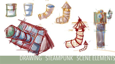 Drawing Steampunk Objects Youtube