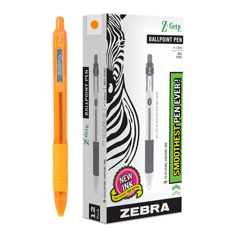 Z Grip Retractable Ballpoint Zebra Pen