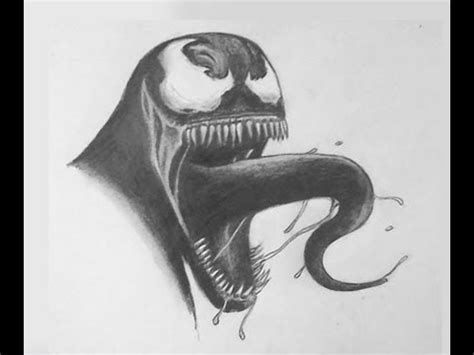 How to draw Venom - YouTube