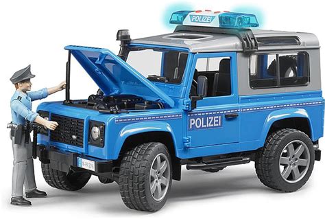Buy Bruder 02597 Land Rover Police Truck W Lights And Sound Module