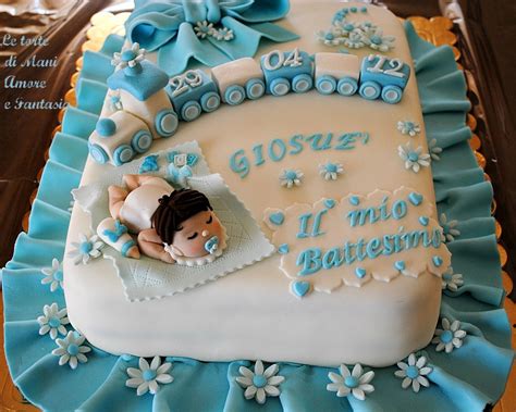 Impara come decorare con noi le tue torte! Torta decorata per un battesimo | torte battesimo | torte ...