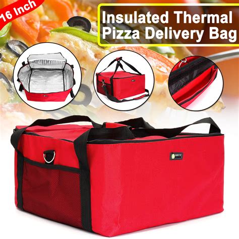 Takeaway Food Delivery Insulated Thermal Pizza Food Pizza Bag Aluminium