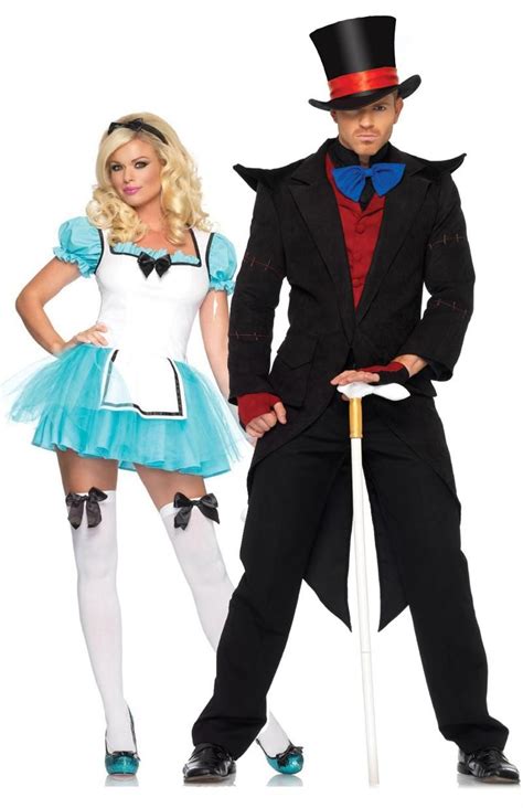 Sexy Married Couples Halloween Costume Alice In Wonderland Couples