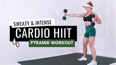 30 Min Dumbbell Cardio Workout 💦 Sweaty And Intense Hiit Pyramid Burn