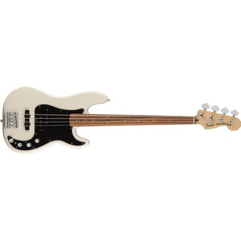 Fender Deluxe Deluxe Active Precision Bass Special Olympic White Music