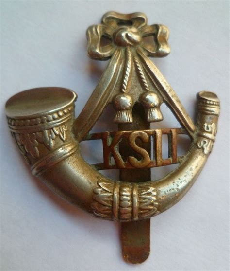 Kings Shropshire Light Infantry Cap Badge British Army World War Two
