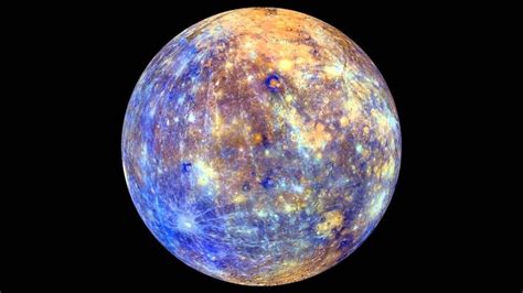 Spinning Mercury Map From Orbiter Snaps Video Planets Nasa Solar