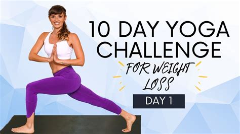 Yoga For Weight Loss 10 Day Challenge Day 1 🔥 Fat Burning Workout 30 Minutes Intermediate