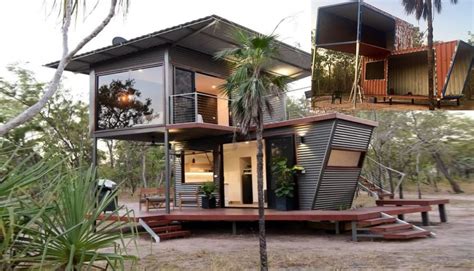 Two Old Cheap Shipping Containers Transformed Into Shipping Container