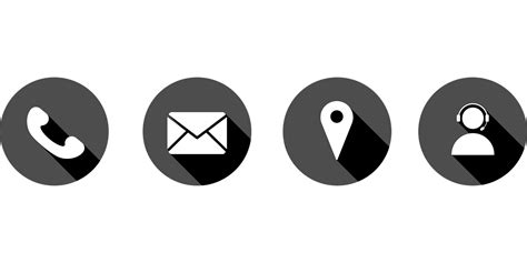 Symbole Kontakt Icons Kostenlose Vektorgrafik Auf Pixabay