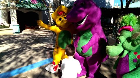 Meeting Barney And Friends Youtube